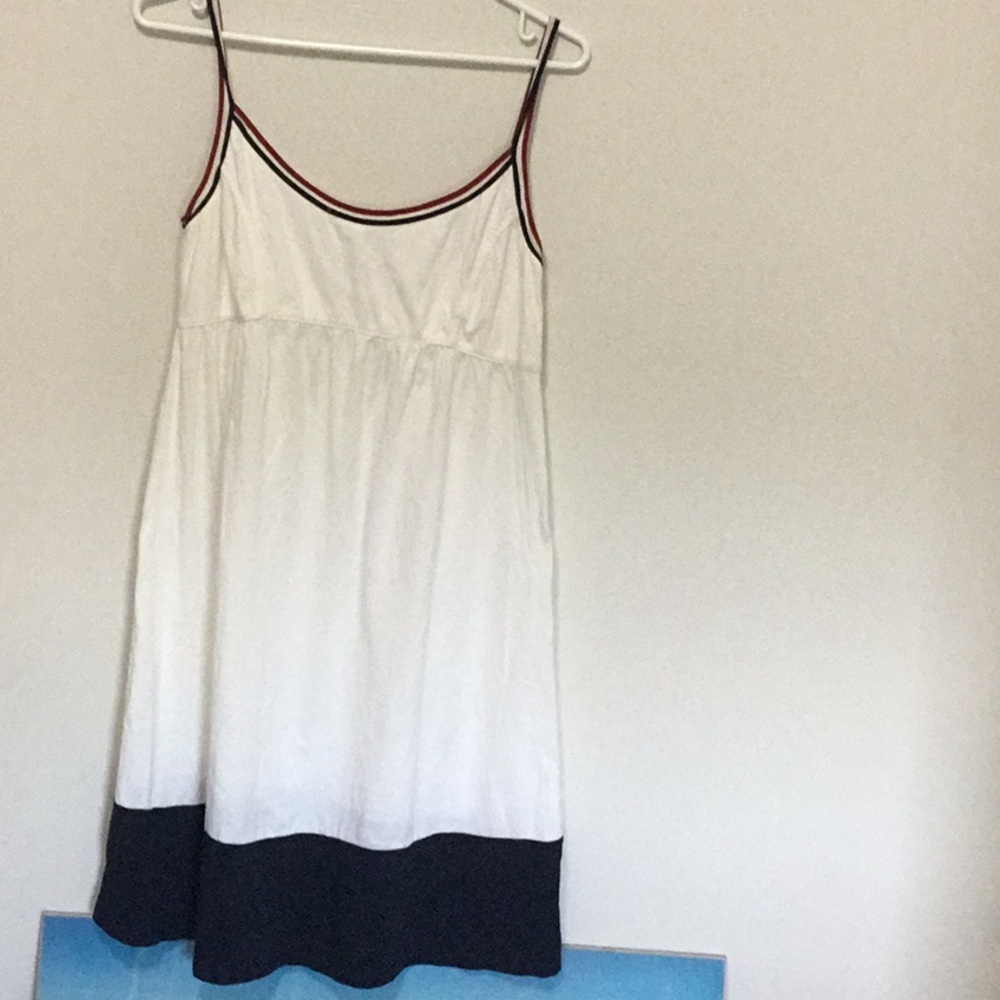 Napapijri soft cotton red white and blue dress